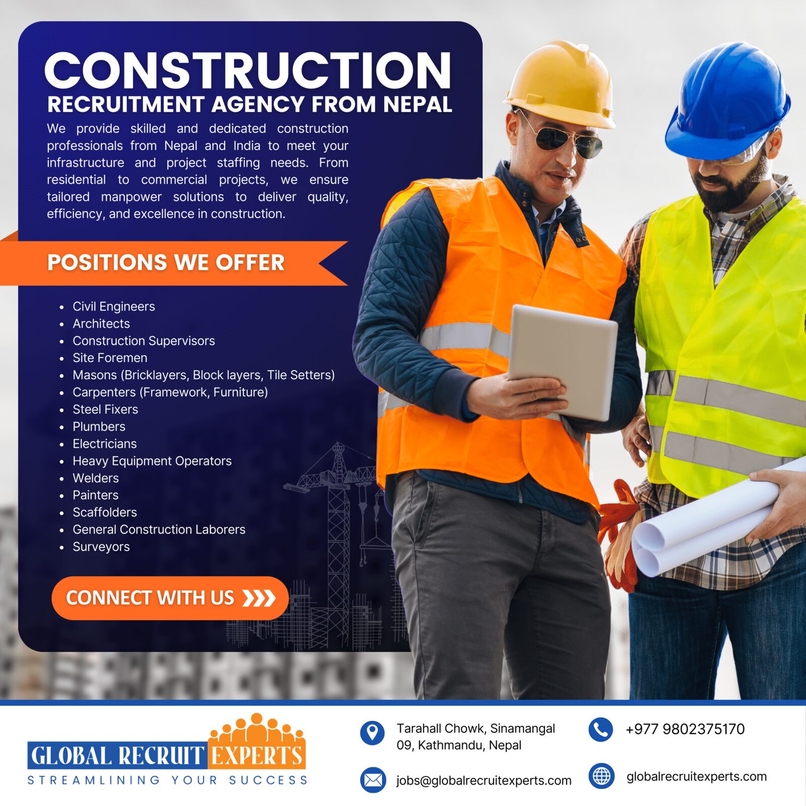 Kathmandu, Manpower, Trusted Nepal Recruitment Agency For Bosnia