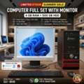 BHD 22,  Special Offer Computer Full Set With Multimedia Monitor 4 GB RAM + 500 GB HDD (22/-BD Only