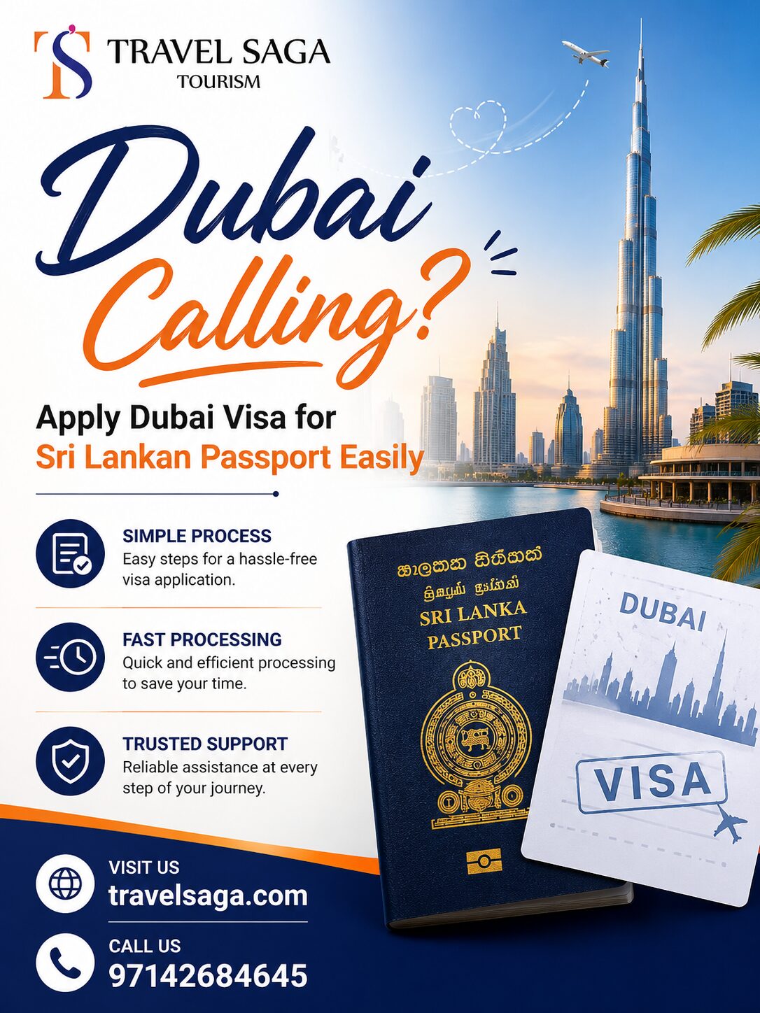 Dubai, Travel, Dubai Calling? Apply Dubai Visa For Sri Lankan Passport Easily