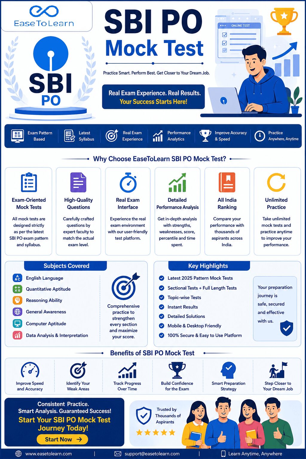 Mumbai, Education, SBI PO Mock Test &ndash; Practice Online & Boost Your SBI PO Exam Score