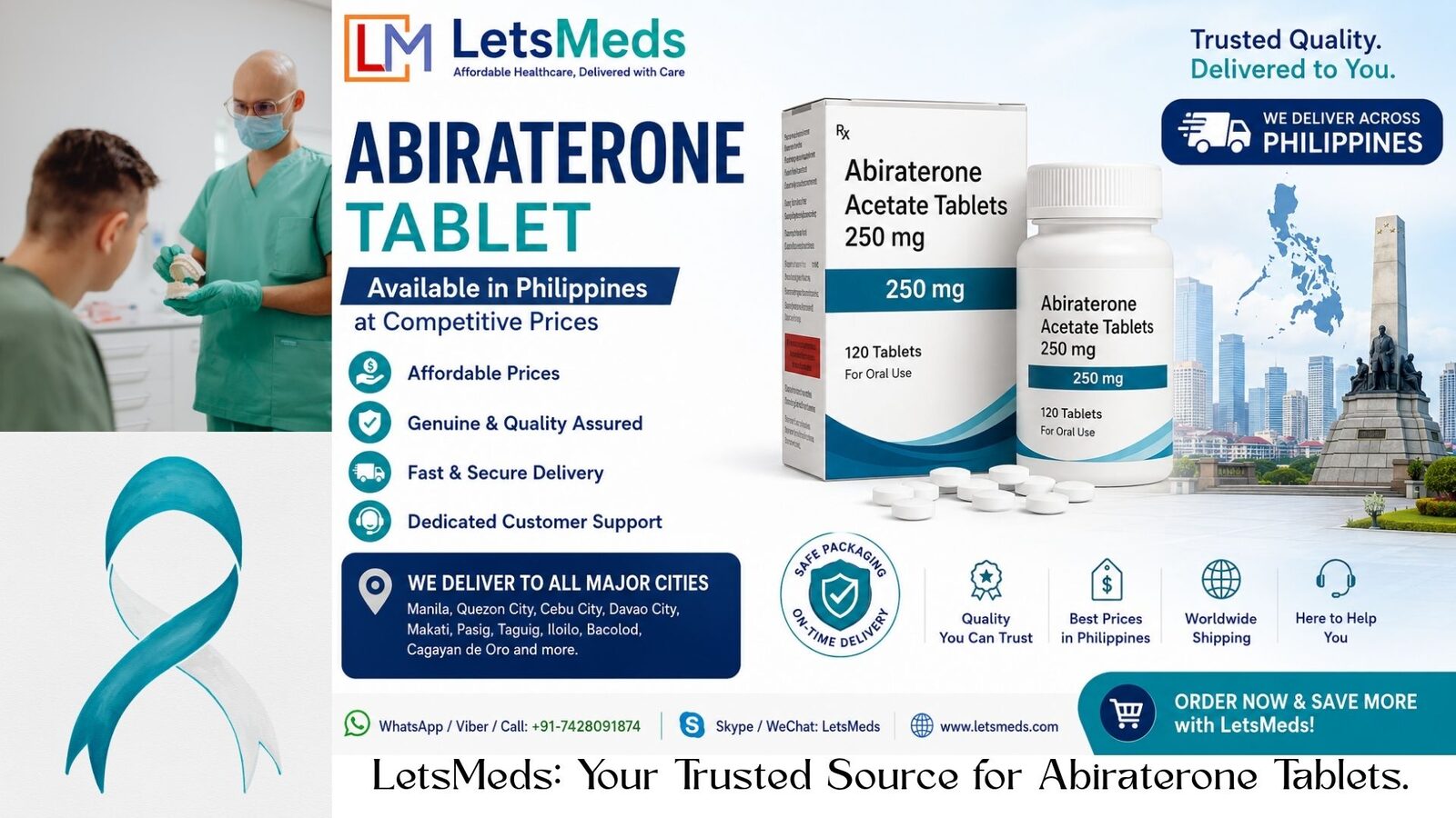 Manila, Health & Beauty Items, PHP 1,  Buy Abiraterone Tablet Online At Lower Cost