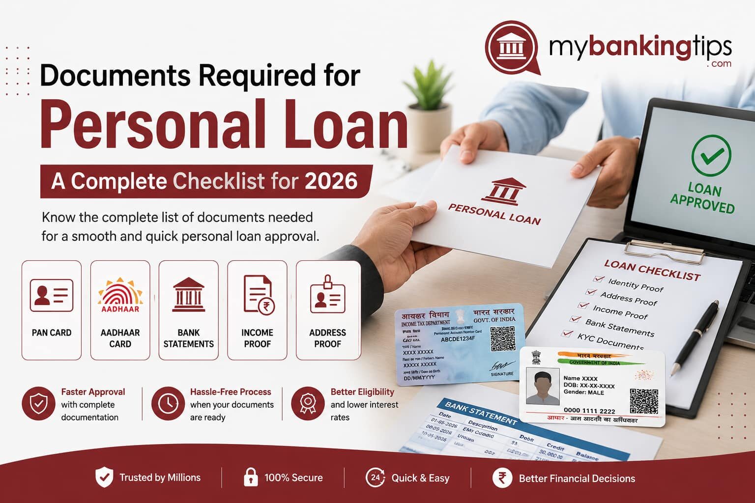 Jaipur, Financial, Documents Required For Personal Loan Before You Apply