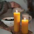 Beeswax Tapers Pair Candles