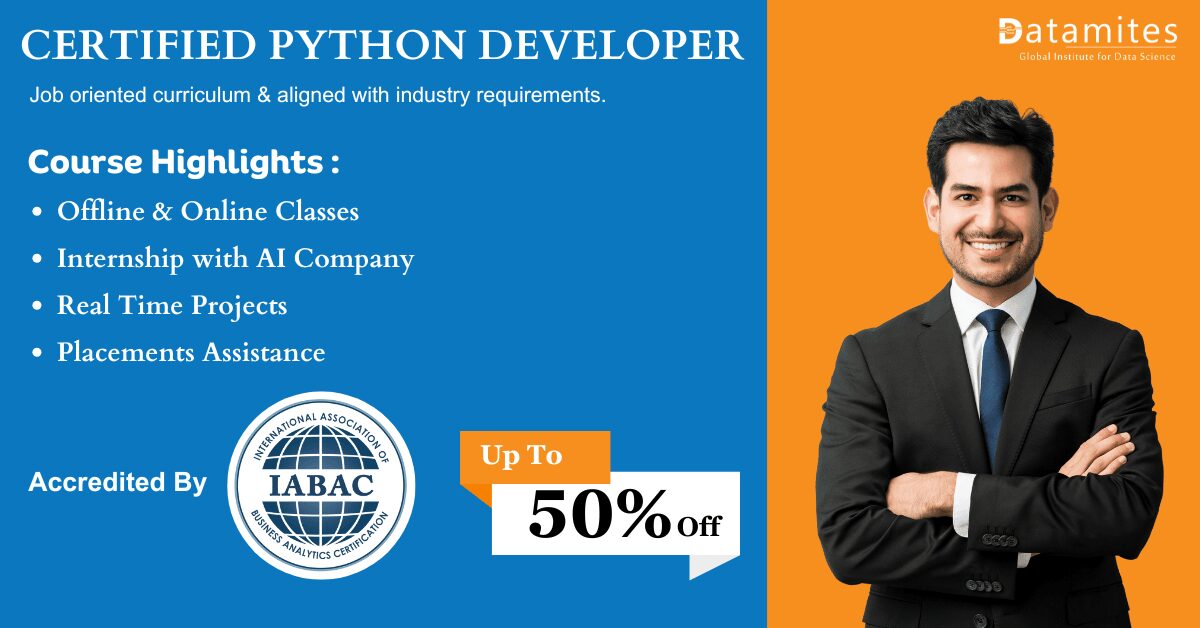 Nagpur, Education, DataMites Python Course In Nagpur