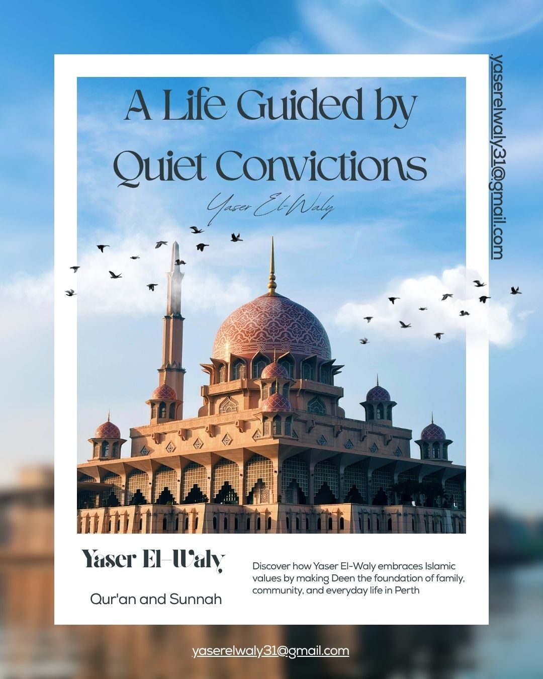 Perth, General, Yaser El-Waly &ndash; Living With Purpose And Faith