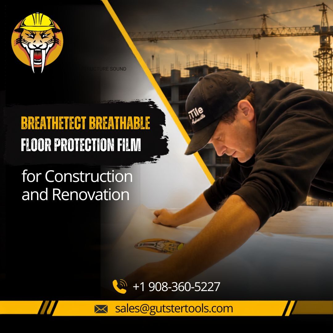 New York, Business, BreatheTect Breathable Floor Protection Film For Construction And Renovation