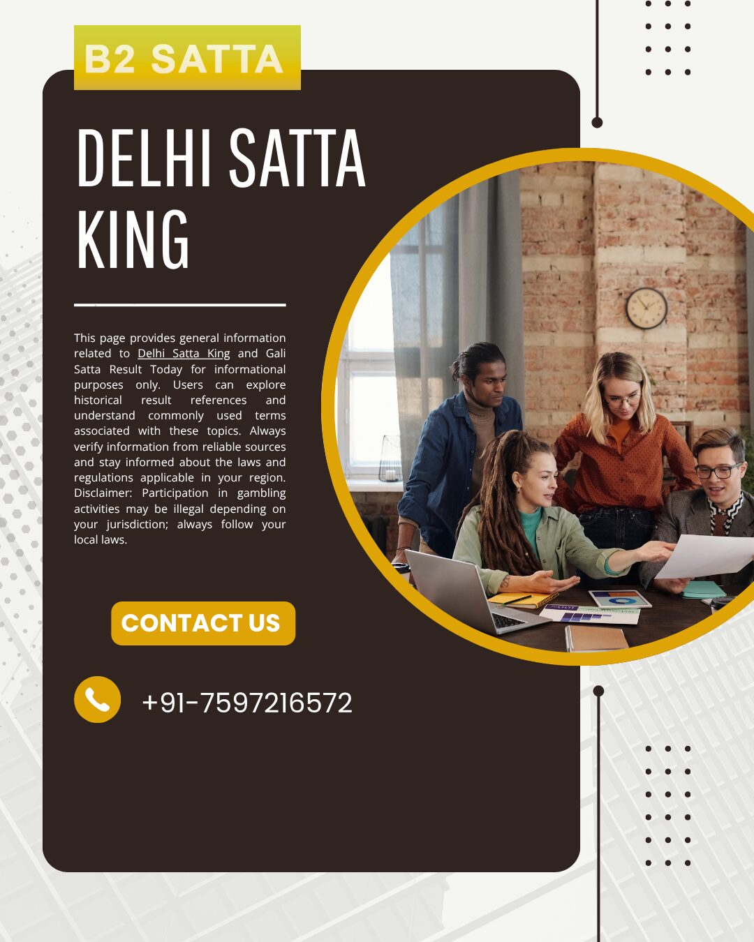 New Delhi, Legal, Delhi Satta King &ndash; Informational Guide To Gali Satta Result Today