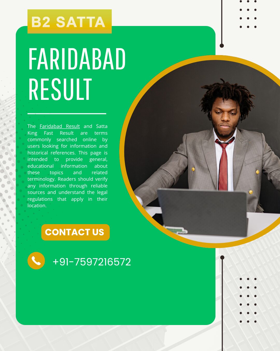Faridabad, Legal, Faridabad Result &ndash; Informational Overview Of Satta King Fast Result