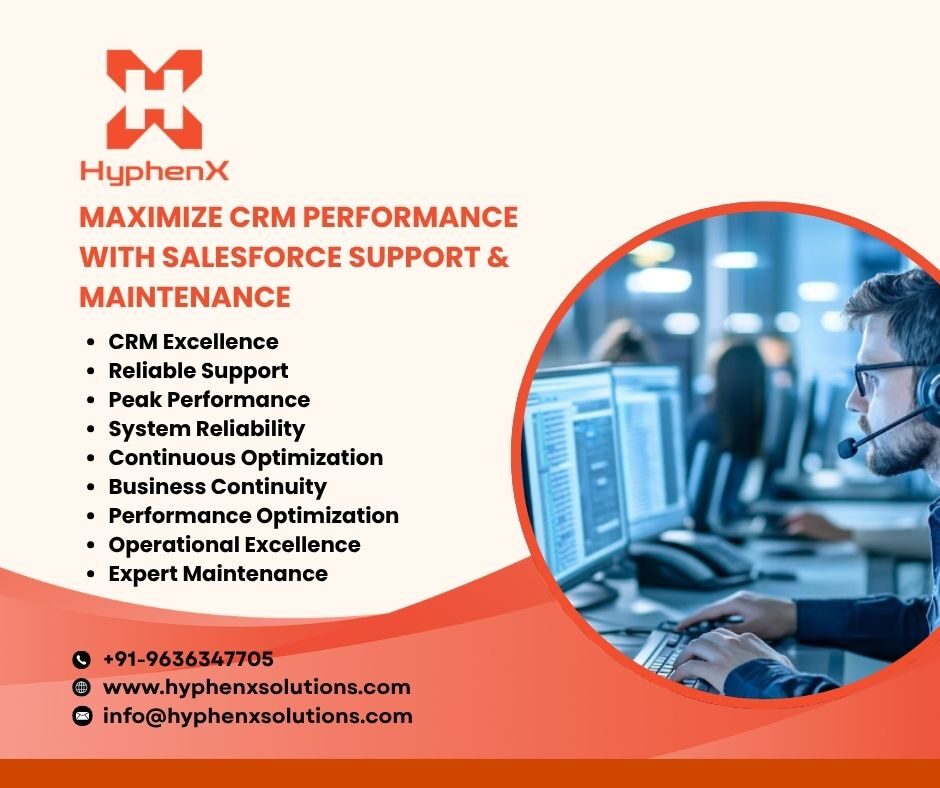 Mumbai, Software Development, Maximize CRM Performance With Salesforce Support & Maintenance