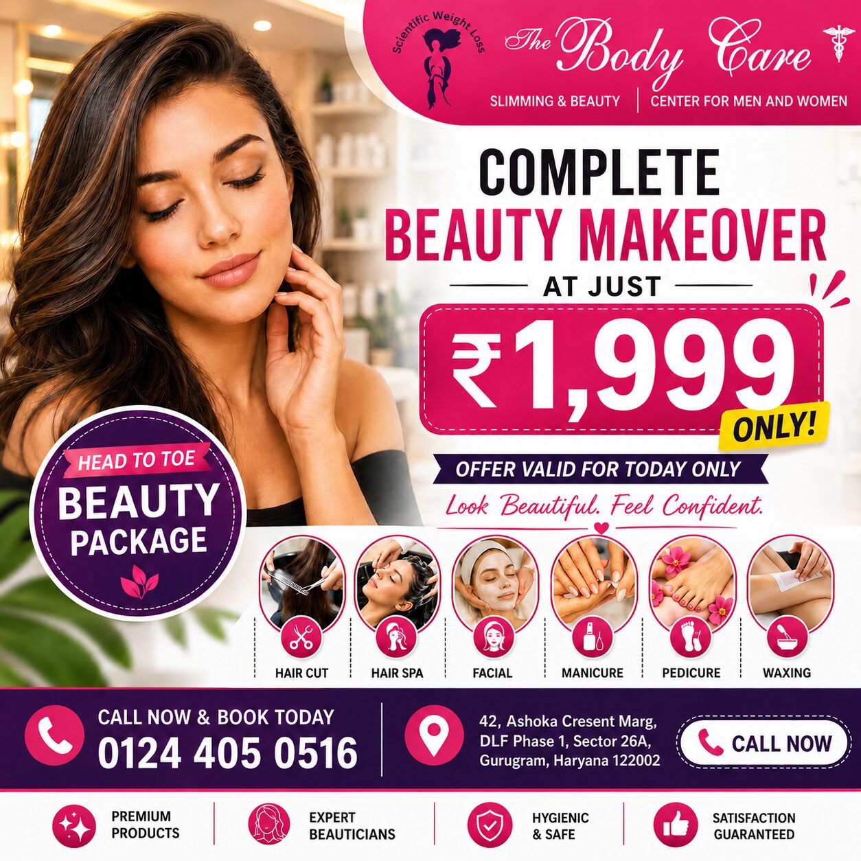 Mumbai, Health & Beauty Items, INR 1999,  Head-to-Toe Beauty Package At Just ₹1,999