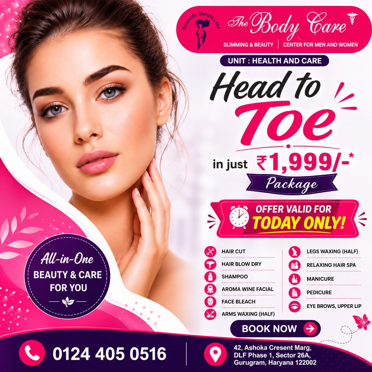 Mumbai, Health & Beauty Items, INR 1999,  Head-to-Toe Beauty Package At Just ₹1,999