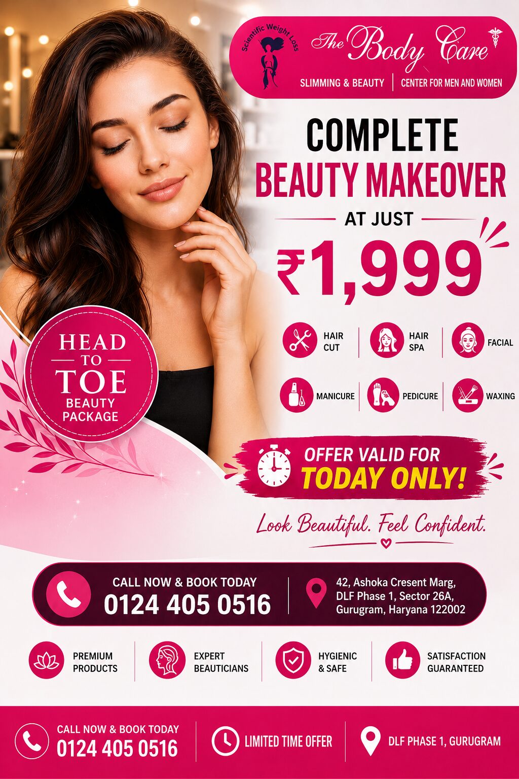 Mumbai, Health & Beauty Items, INR 1999,  Head-to-Toe Beauty Package At Just ₹1,999