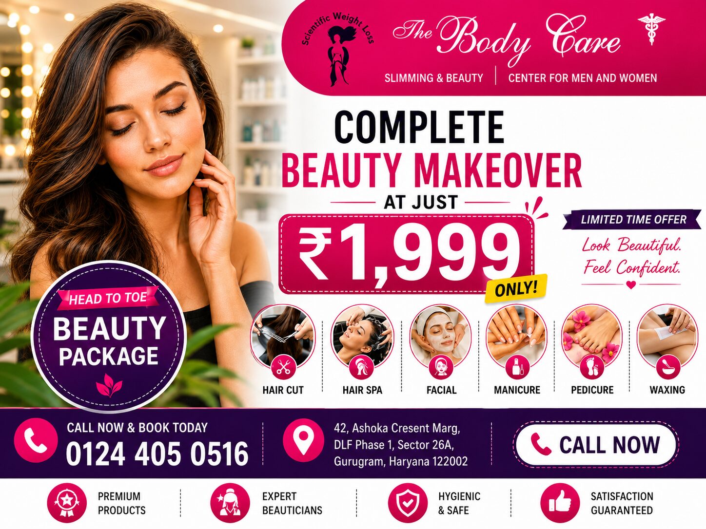Mumbai, Health & Beauty Items, INR 1999,  Head-to-Toe Beauty Package At Just ₹1,999