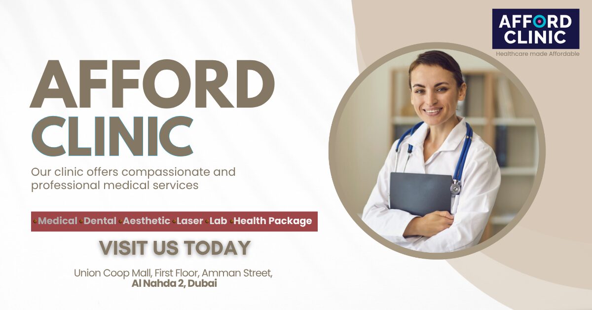 Al Nahda, Health, Your Guide To Affordable, Multi-Specialty Healthcare In Al Nahda 2, Dubai &mdash; AFFORD Clinic