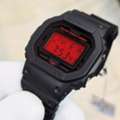 BHD 40,  CASIO G-SHOCK DW-5600BBR-1 BLACK AND BOLD RED / BLACK