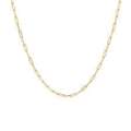 Paperclip Necklace With Diamonds &ndash; Heart Paperclip Design &ndash; Alev Jewelry