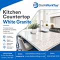 Kitchen Countertop White Granite | +44 020 83685555 | DialAWorkTop