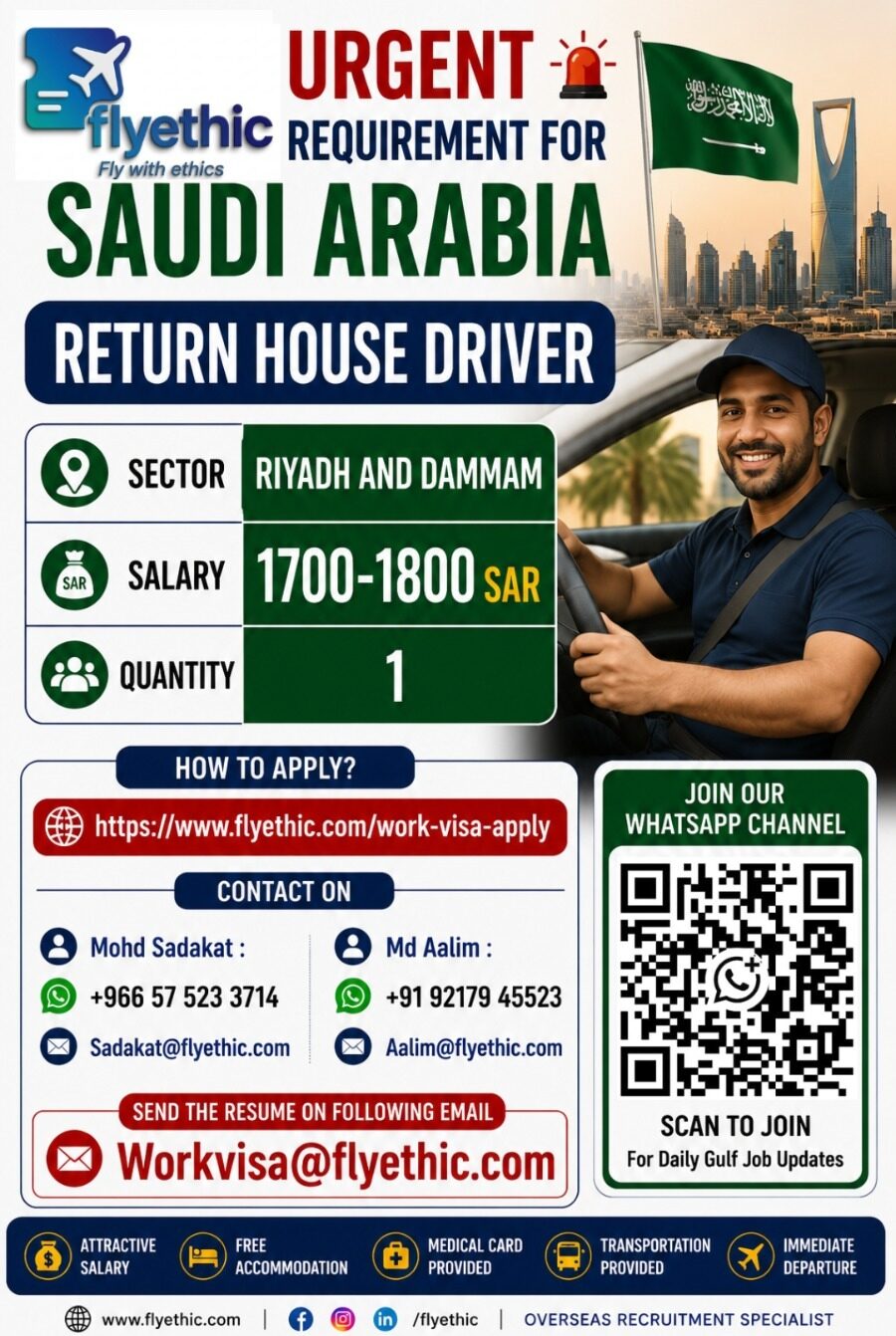 New Delhi, Jobs, We Are Hiring For A Return House Driver