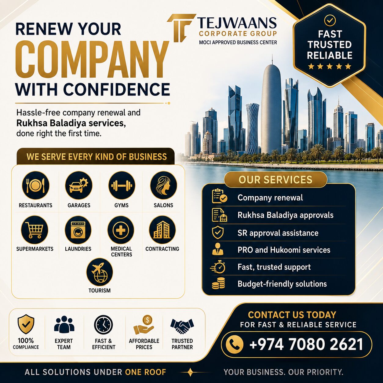 Doha, Business, 🔄 Renew Your Company In Qatar With Confidence
