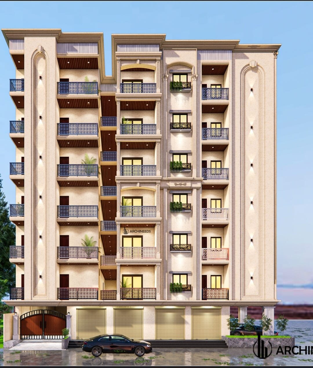 Riyadh, Buildings, 1135 Sq. Yard,  Hyderabad - Sayeedabad- 5 Floor 2 Building Flats For Sale