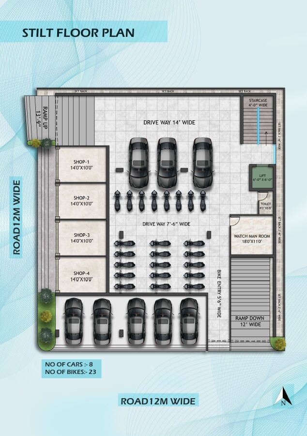 Riyadh, Buildings, 1135 Sq. Yard,  Hyderabad - Sayeedabad- 5 Floor 2 Building Flats For Sale
