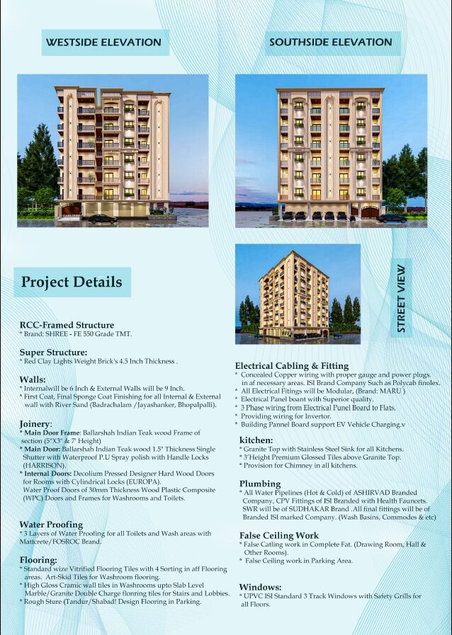 Riyadh, Buildings, 1135 Sq. Yard,  Hyderabad - Sayeedabad- 5 Floor 2 Building Flats For Sale