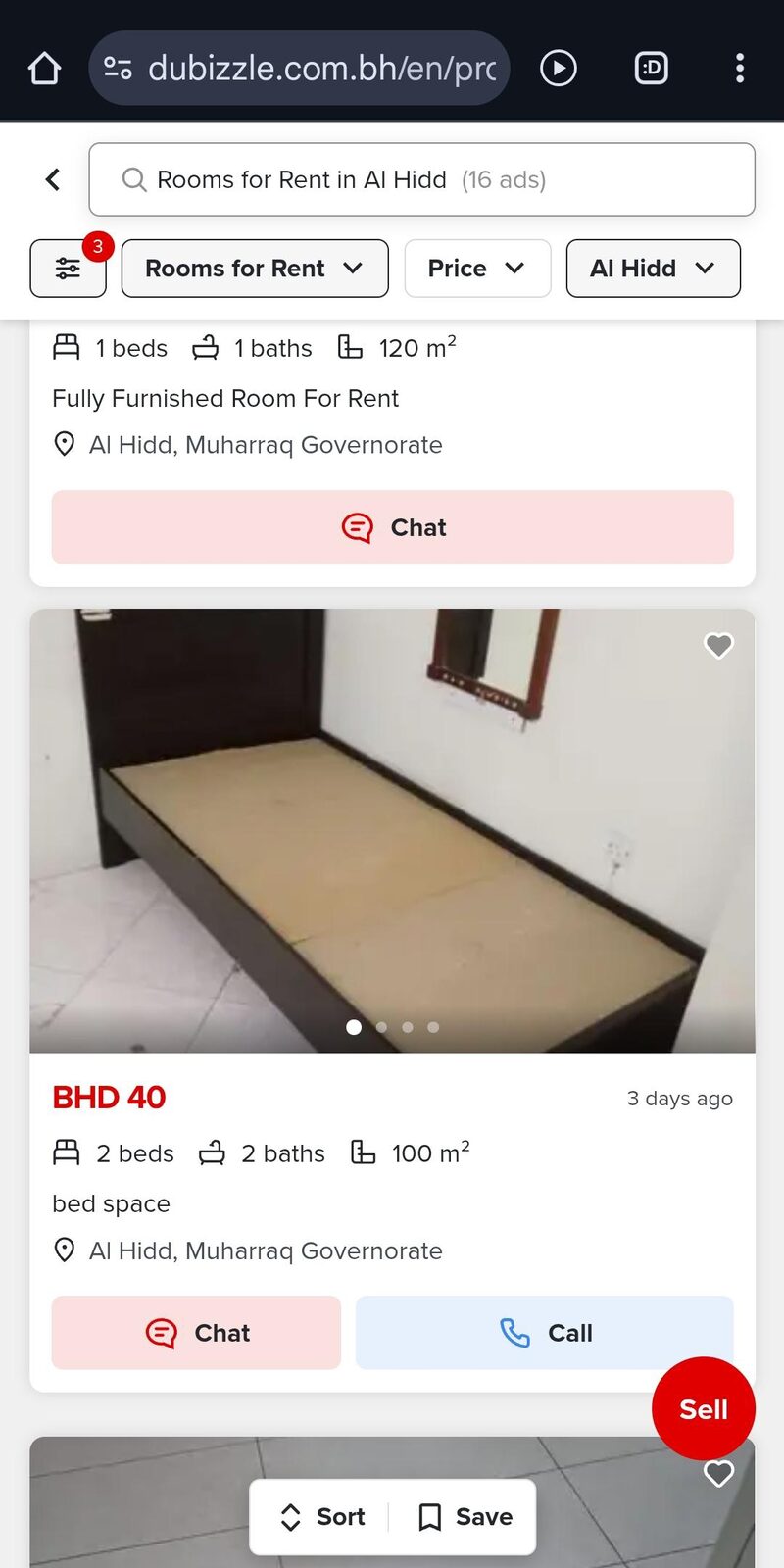 Hidd, Bedspace For Rent, BHD 40/year,  Bed Space