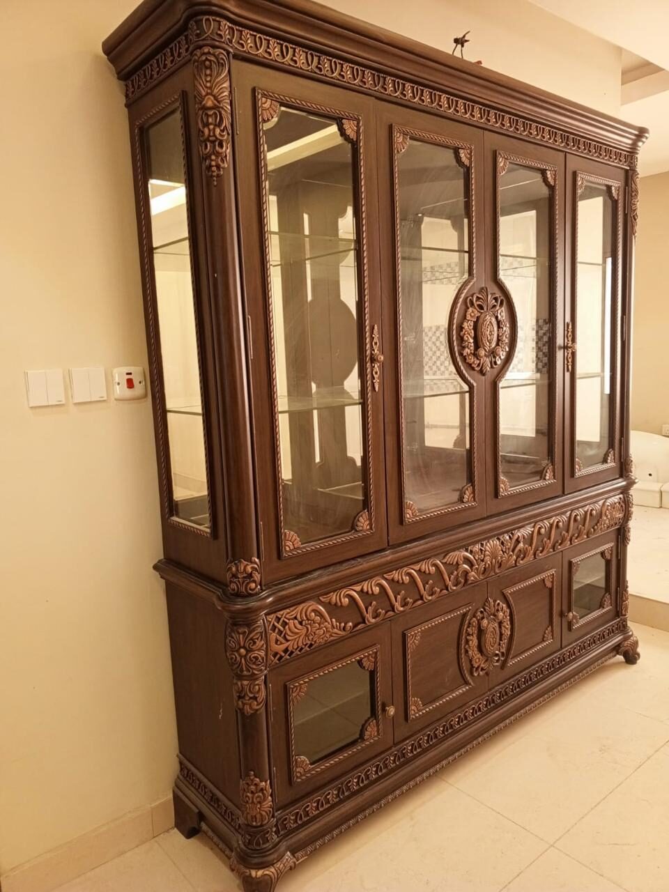 Jeddah, Furniture, SAR 800,  I Want To  Sell Wooden Crockery Cupboard