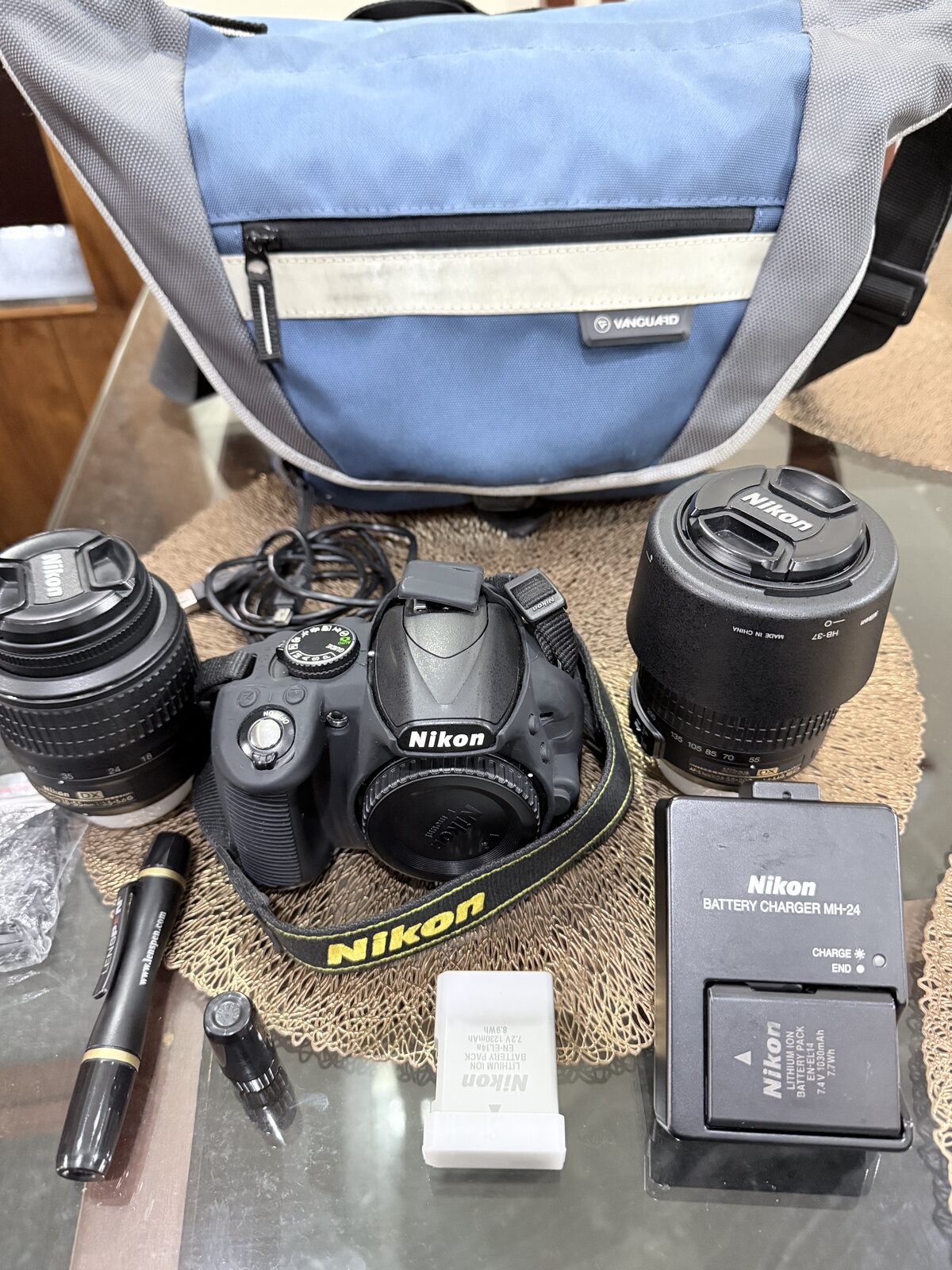 Kochi, Photo & Video, INR 20000,  Nikon D3100 DSLR Combo For Sale - Includes 2 Lenses, Extra Battery, And Bag!