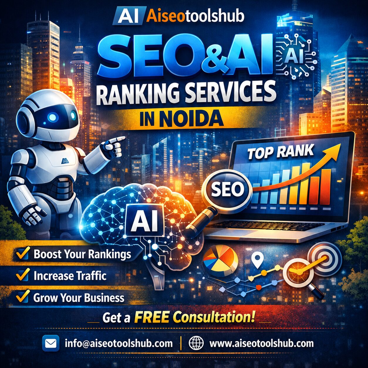 Noida, Marketing, SEO & AI Ranking Services In Noida