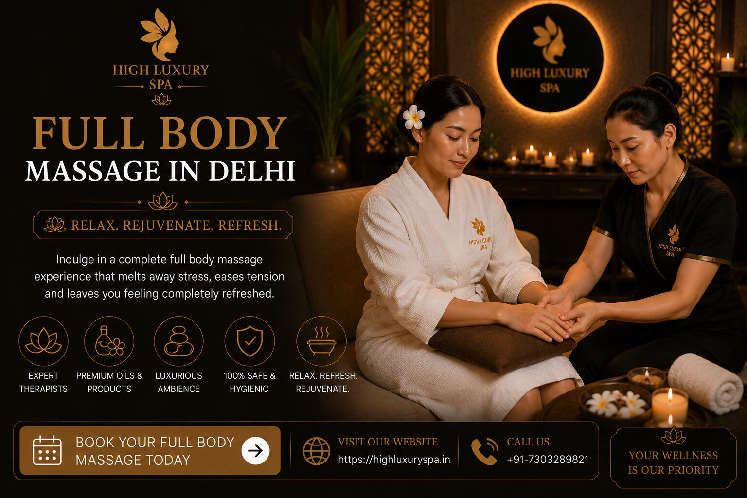 New Delhi, Items Wanted, Premium Full Body Massage In Delhi | Professional Massage & Luxury