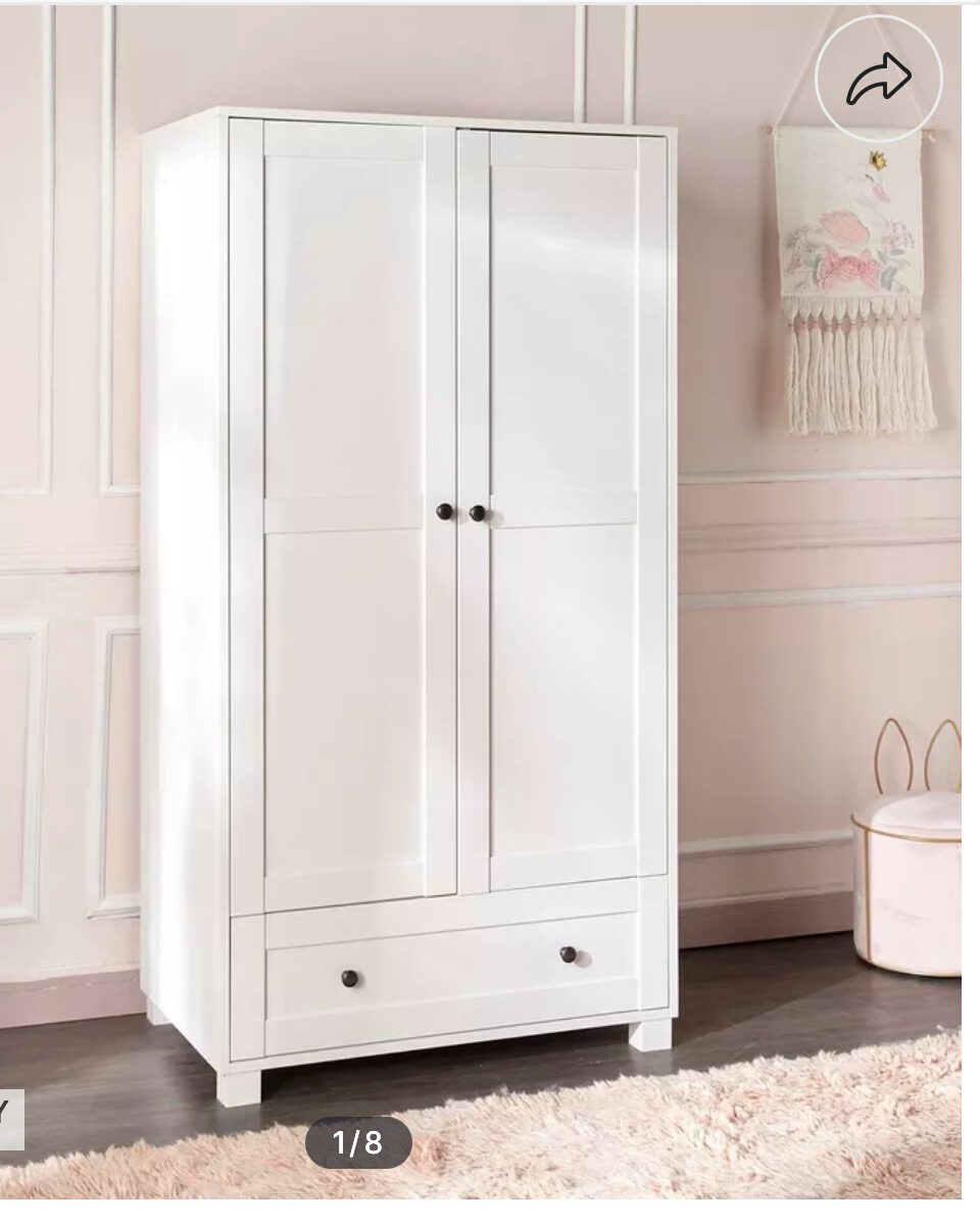 Al Safa, Furniture, SAR 500,  Home Centre - Little Darling - 2 Door Wardrobe