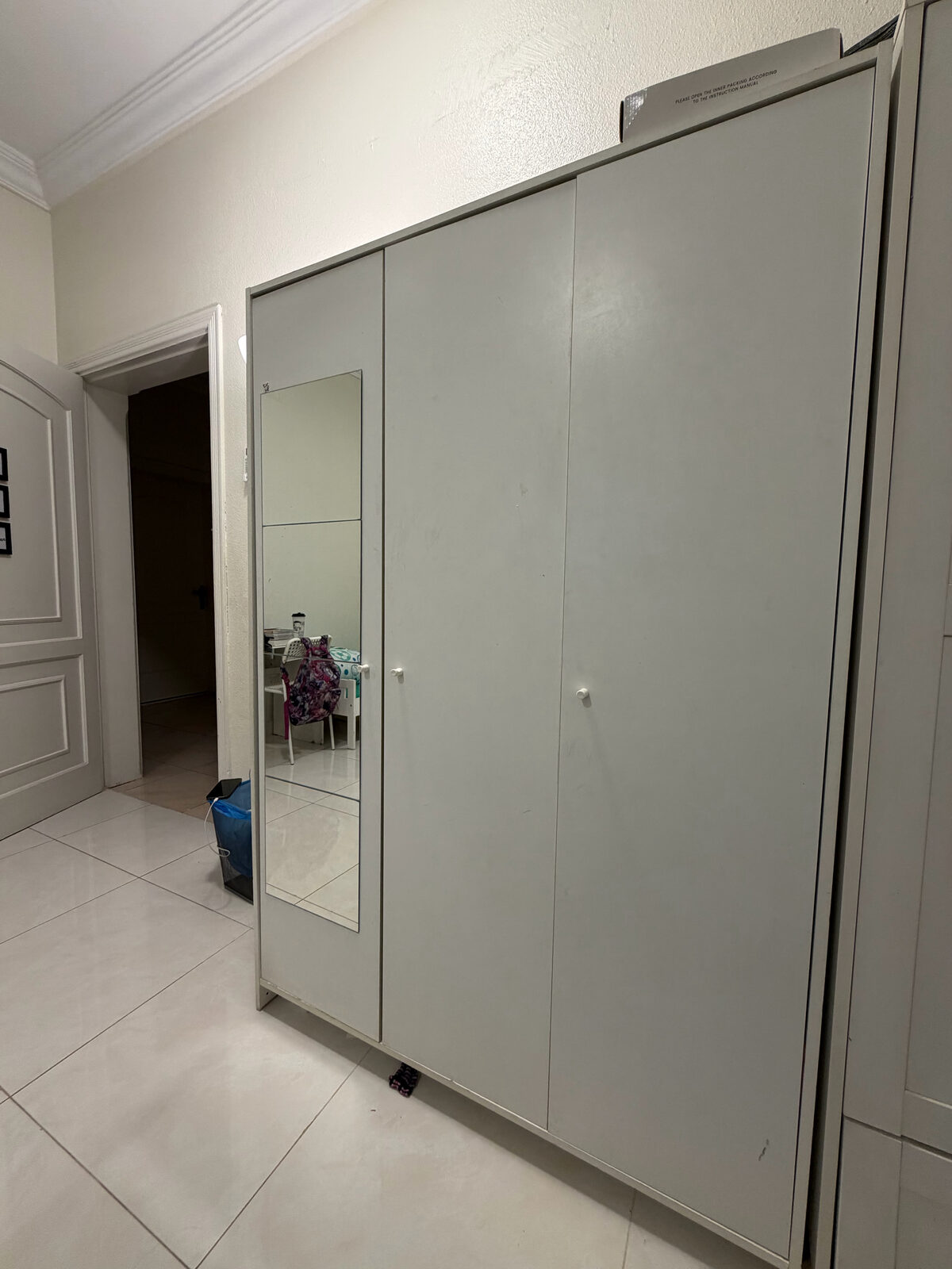 Al Safa, Furniture, SAR 450,  IKEA KLEPPSTAD - 3 Doors Wardrobe
