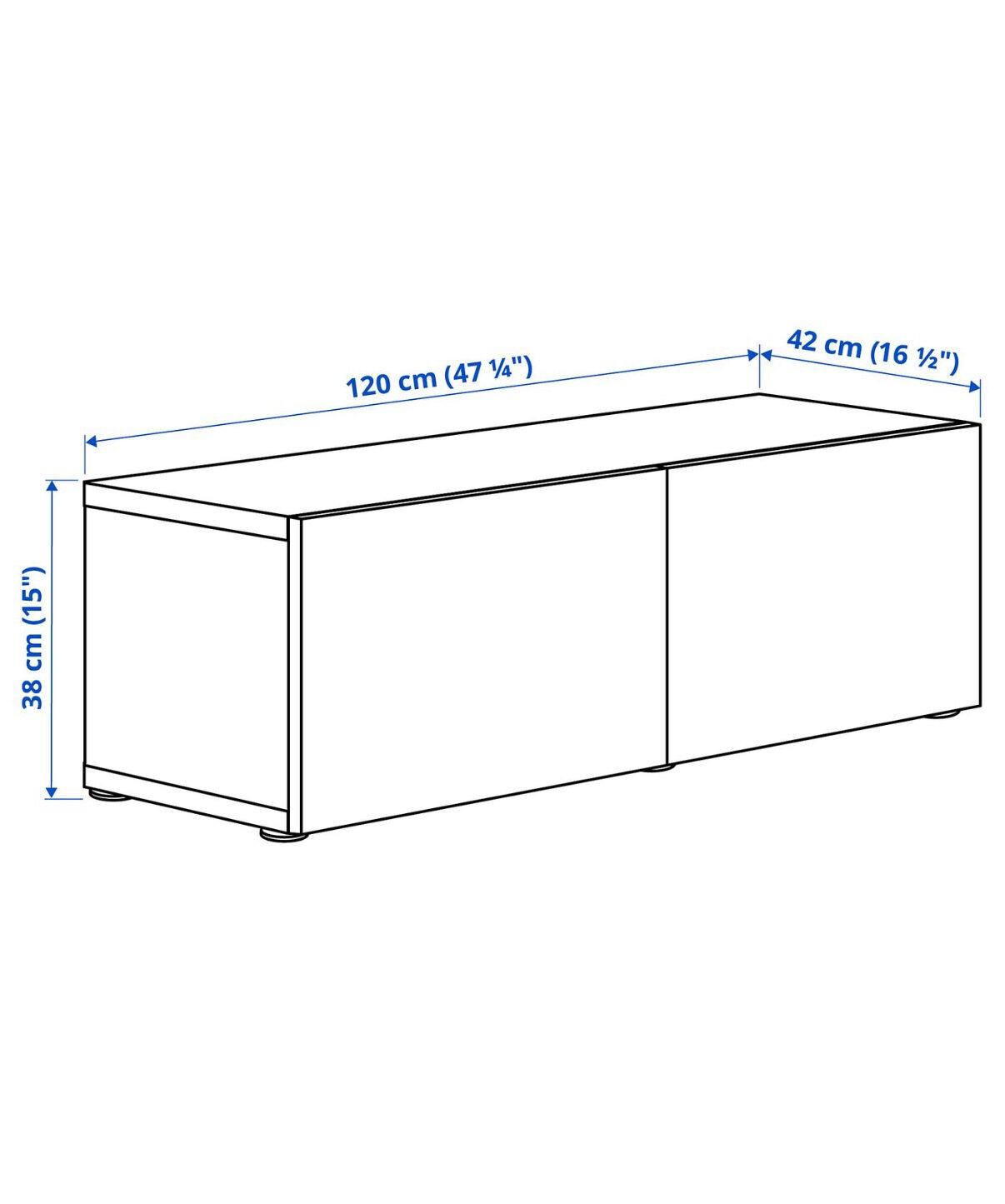 Al Safa, Furniture, SAR 350,  IKEA - BESTA TV Unit