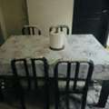 BHD 12,  Dining Table With 6 Chairs &mdash; Chairs On The Sides Only, Needs A Bit Of Paint Touch-up.12bhd