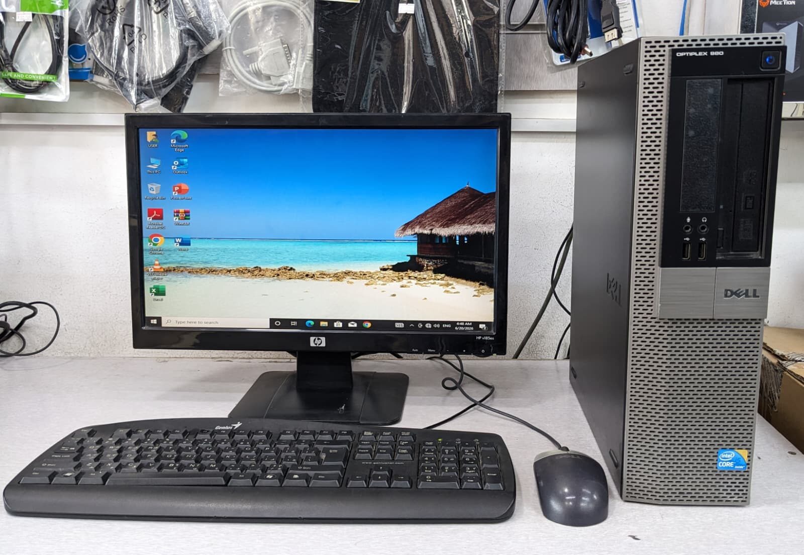 Manama, Tablet Computers, BHD 53,  DELL I5 Computer Set 8GB Ram 120GB SSD + 320GB HDD With 19" Monitor Ready To Use
