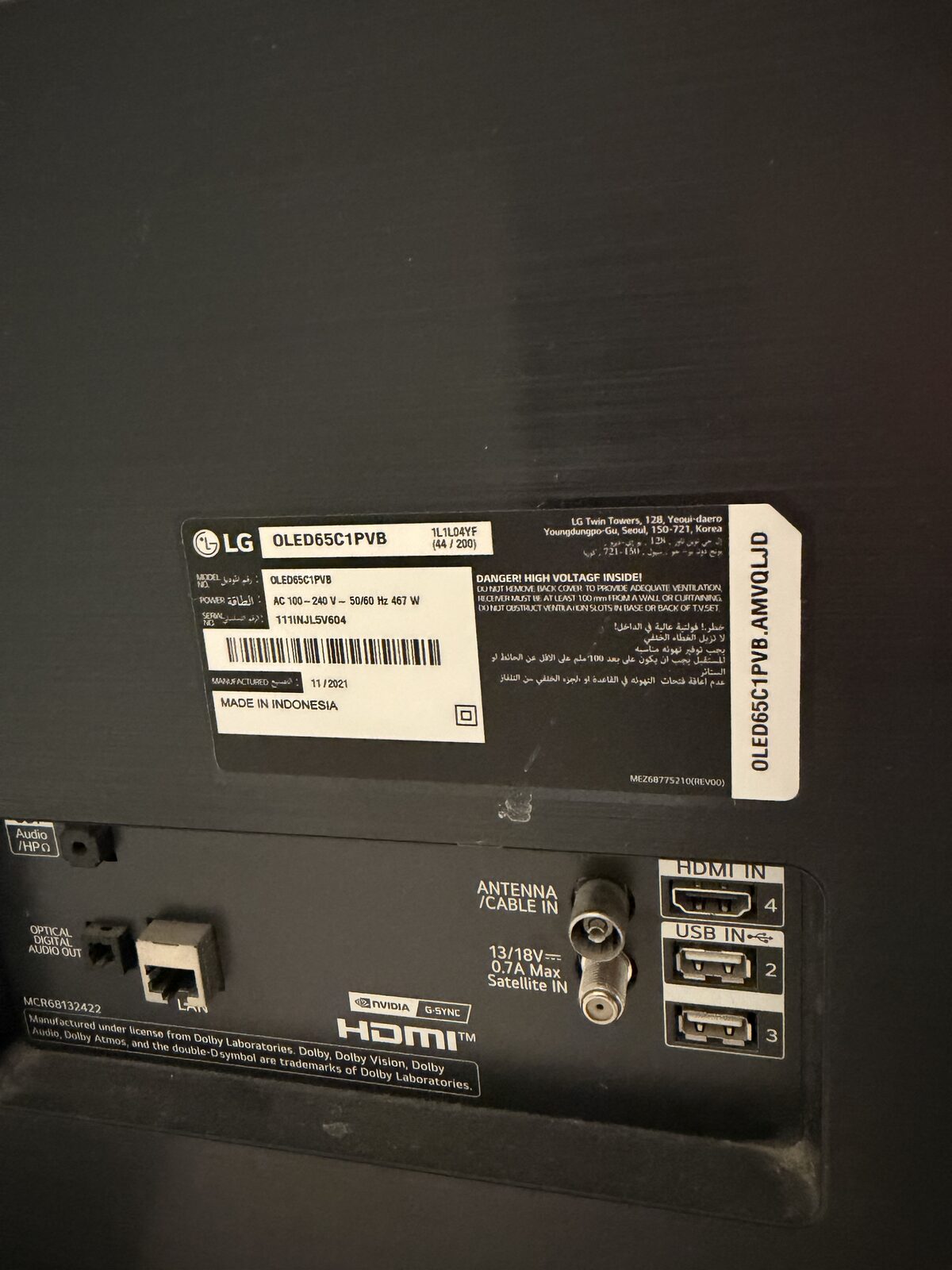 Riyadh, Electronics, LG OLED TV