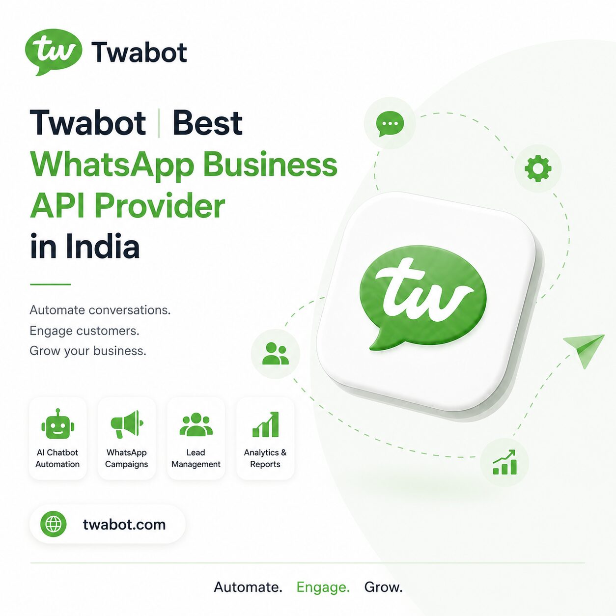 New Delhi, Business, Twabot | Best WhatsApp Business API Provider In India
