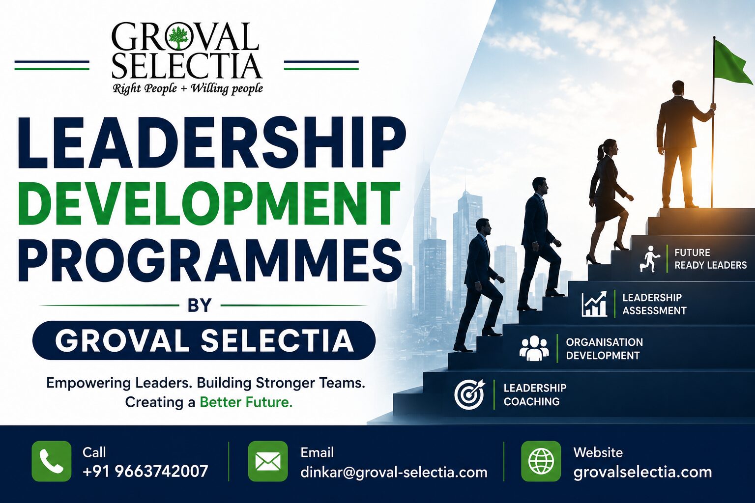 Mumbai, Training, Leadership Development Programmes By Groval Selectia