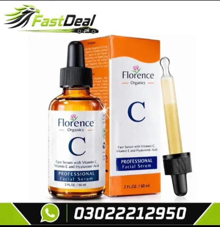 Karachi, Items Wanted, Florence Organics Vitamin C Face Serum (60ml) &ndash; Professional Facial Serum | Original