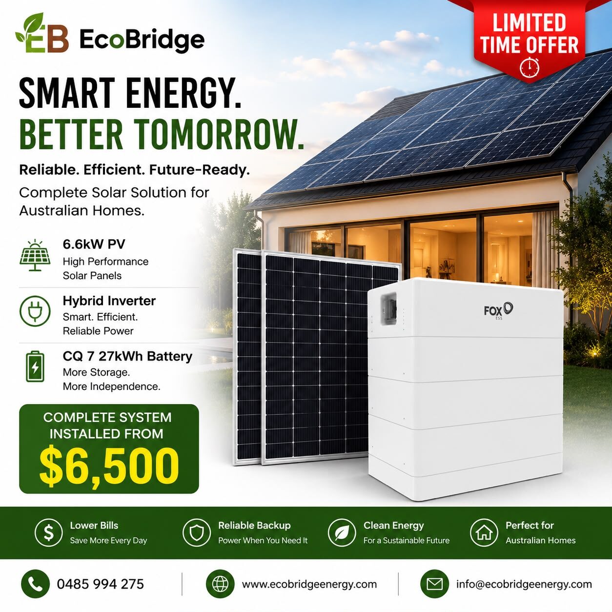 Melbourne, Electronics, AUD 6500,  EcoBridge Energy &ndash; Smart Energy. Better Tomorrow.