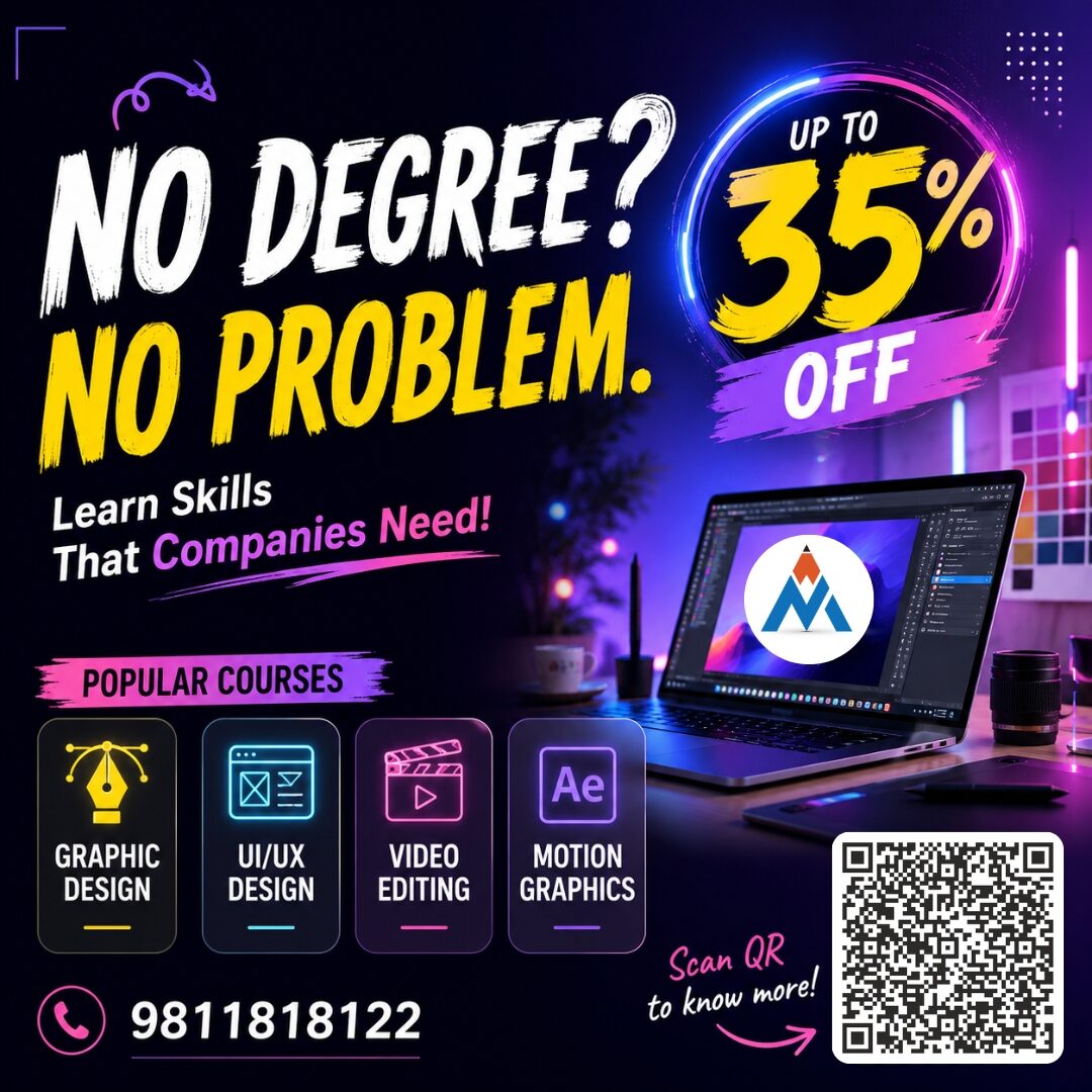 New Delhi, Education, No Degree? No Problem! Build Your Future In Motion Graphics