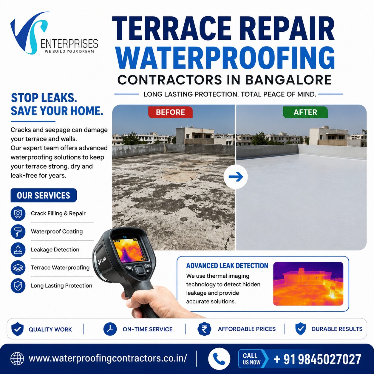 Bangalore, Construction, Terrace Repair Waterproofing Contractors In Bangalore