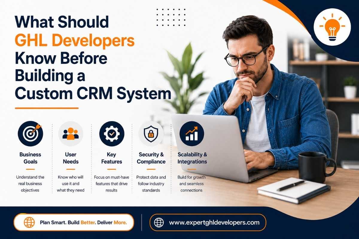 New York, Web Design & Development, What Should GHL Developers Know Before Building A Custom CRM System