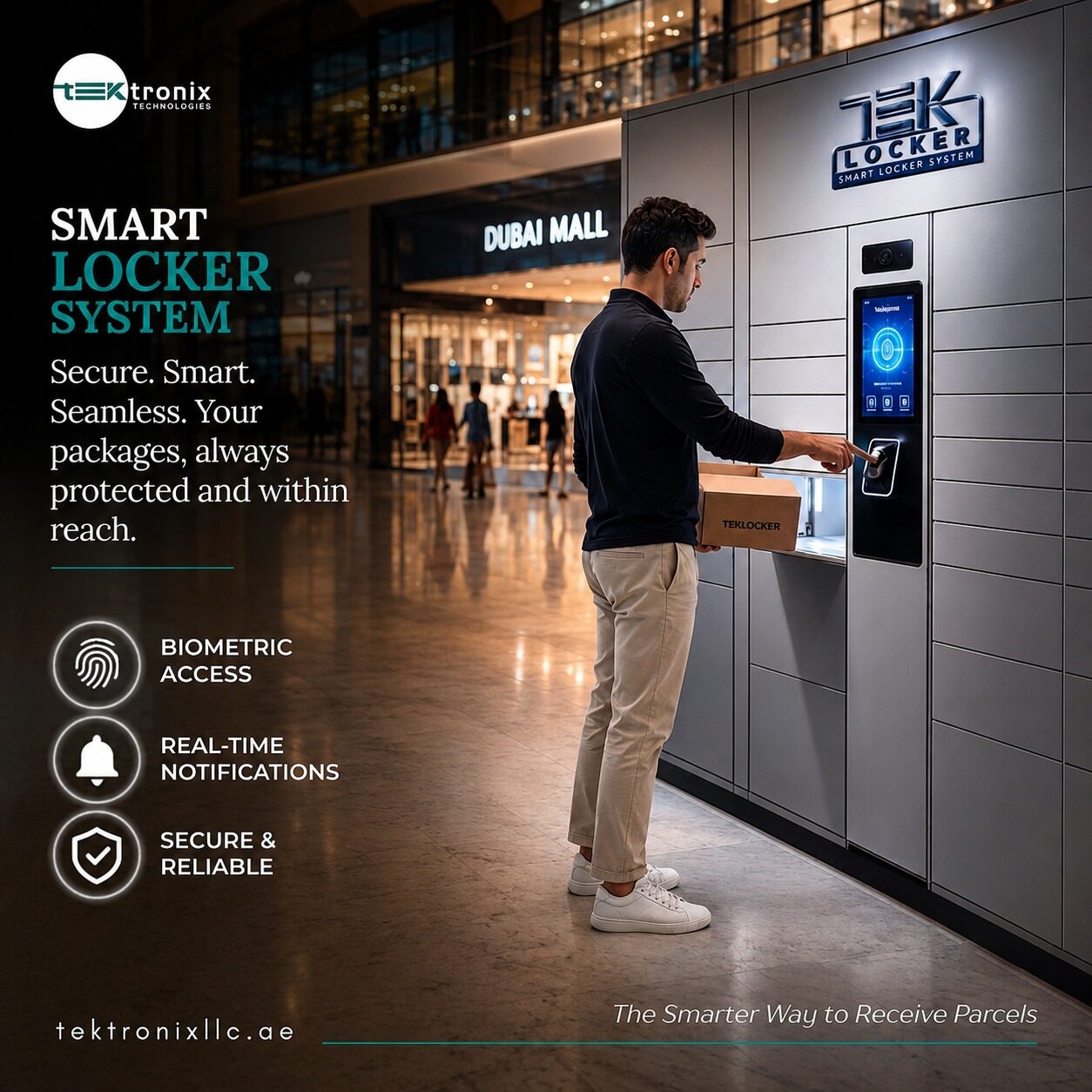 Dubai, Technical, TekLocker - The Smart Locker Backbone For UAE Digital Cities
