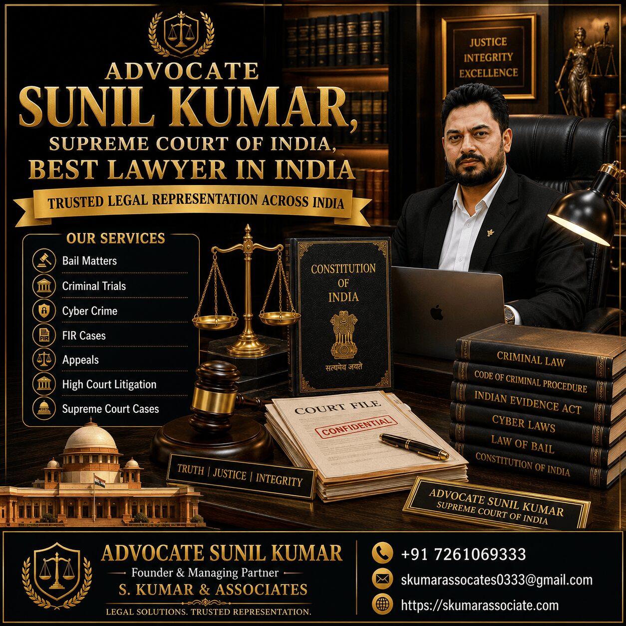 New Delhi, Legal, Supreme Court Lawyer In Delhi, India For Legal Representation | Advocate Sunil Kumar