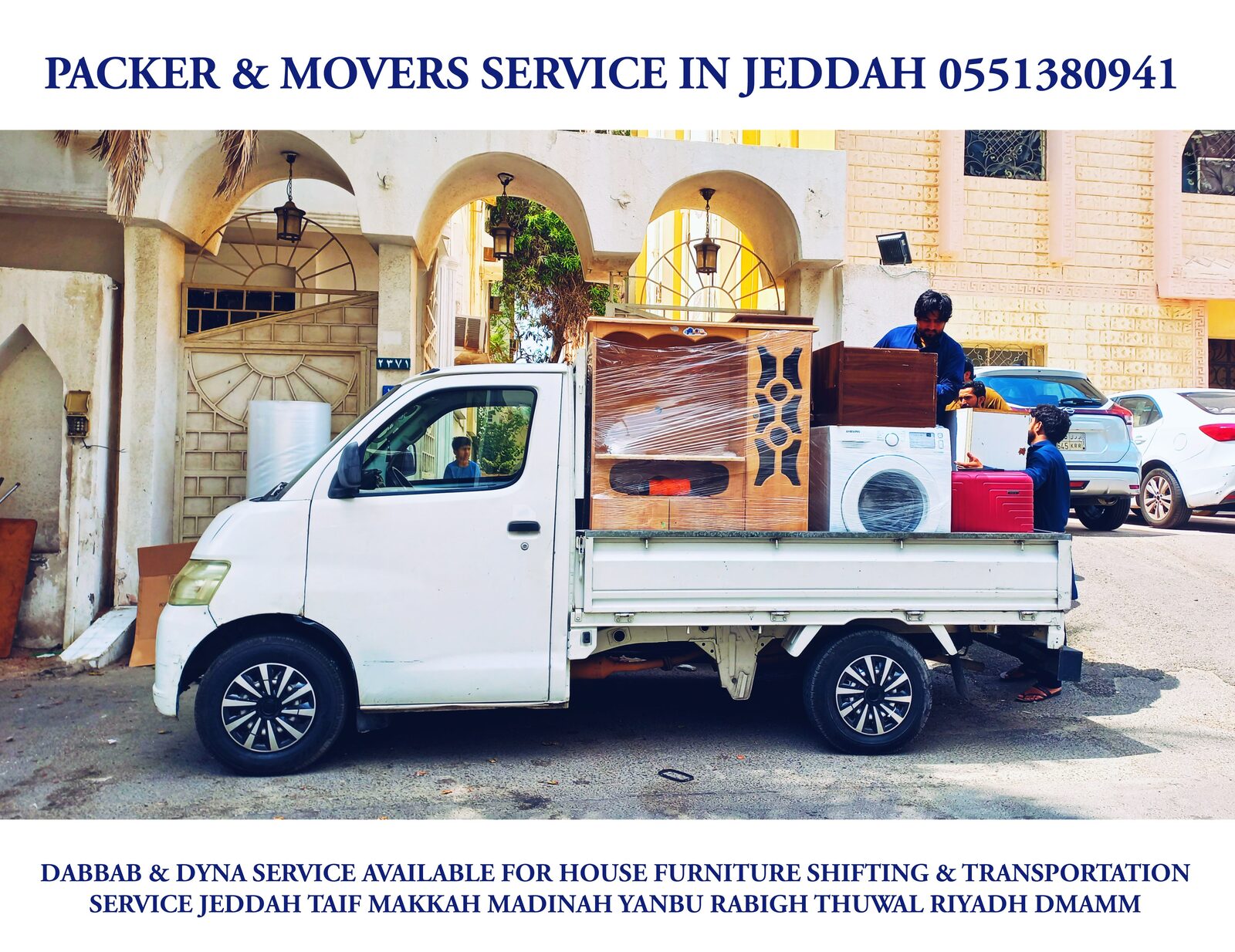 Jeddah, Household, Mover & Packers Home,,,,Furniture Shifting And Transportation Service Available 0551380941