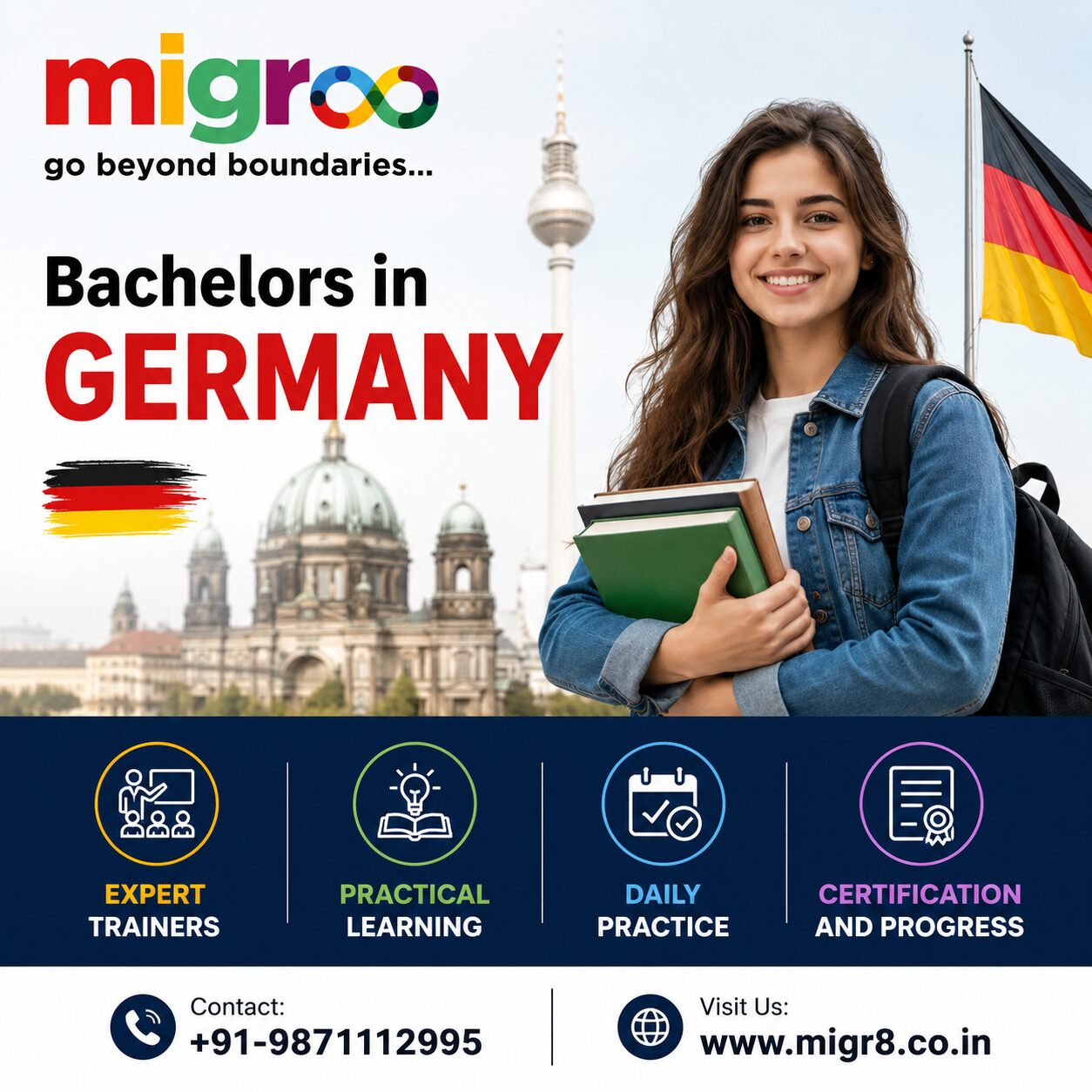 New Delhi, Free Items, Bachelors In Germany