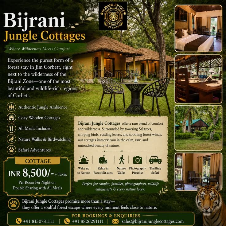 Mumbai, Travel, Forest Stay In Jim Corbett | Bijrani Jungle Cottages