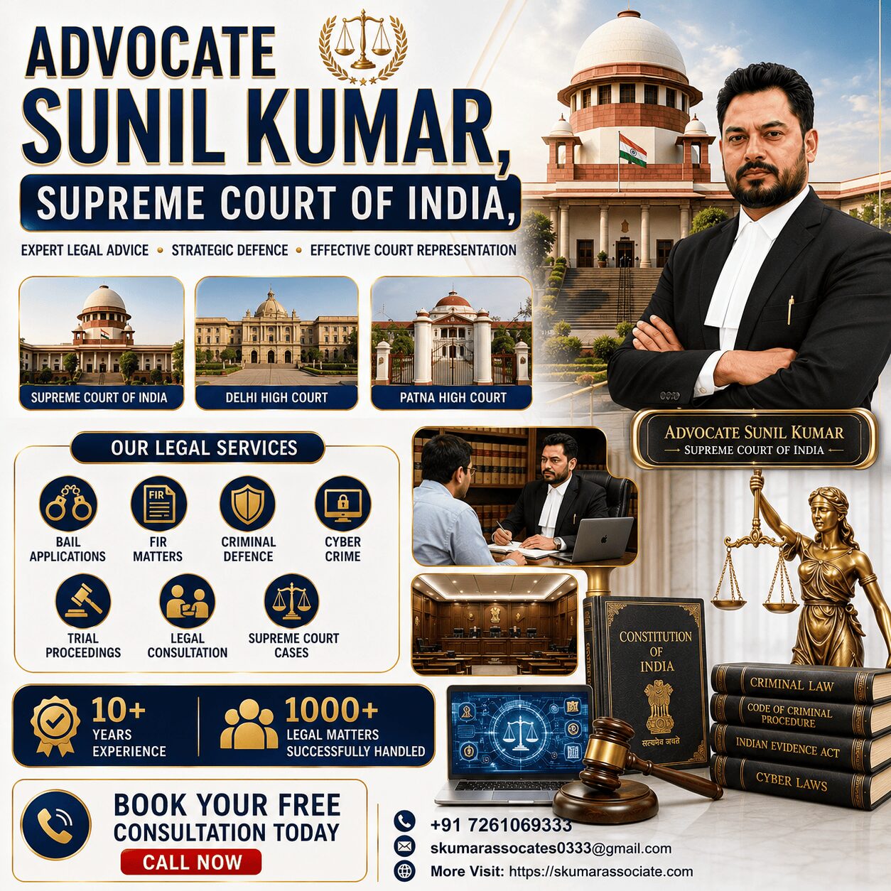 New Delhi, Legal, High Court Advocate In Delhi, India For All Legal Support & Cases | Advocate Sunil Kumar